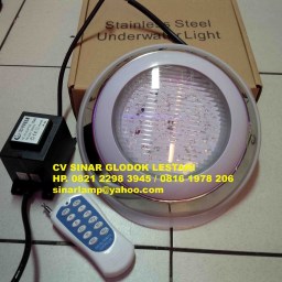 Lampu Kolam Renang 12W RGB dengan Remote Control Lampu Kolam Renang 12W RGB dengan Remote Control
